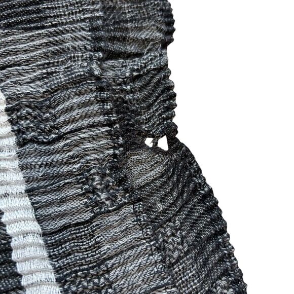 Ladies Echo Brand Ribbed Lightweight Striped Infinity Scarf - Picture 2 of 9